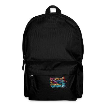 Je suis une source d’émotion et d’eau - Sac à dos - noir - Devant