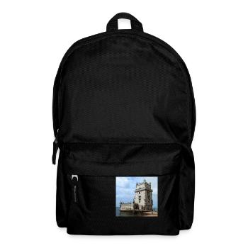 Turm von Belém - Rucksack - Schwarz - Vorne