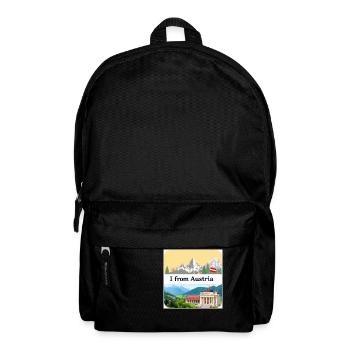 WUNDERSCHÖN ÖSTERREICH - Rucksack - Schwarz - Vorne