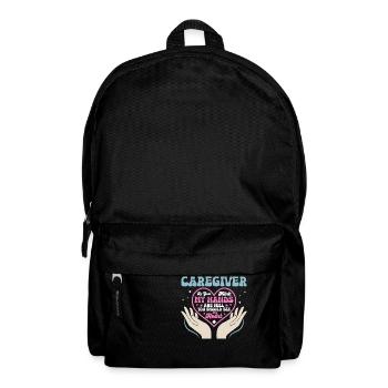 Caregiver If You Think My Hands Are Full Caregivin - Backpack - black - Front
