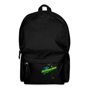 Running design - "Unstoppable" - Sac à dos - noir - Devant