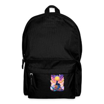 Panther on top - Backpack - black - Front