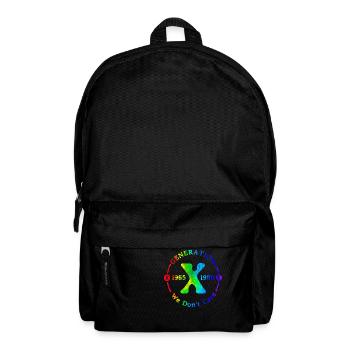Generation X Stay Strong Positives Zitat Niedliche 80er Jahre - Rucksack - Schwarz - Vorne