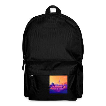 Berlin - Rucksack - Schwarz - Vorne