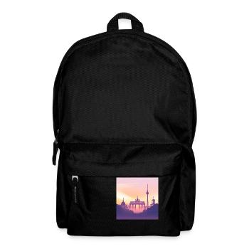 Berlin - Rucksack - Schwarz - Vorne