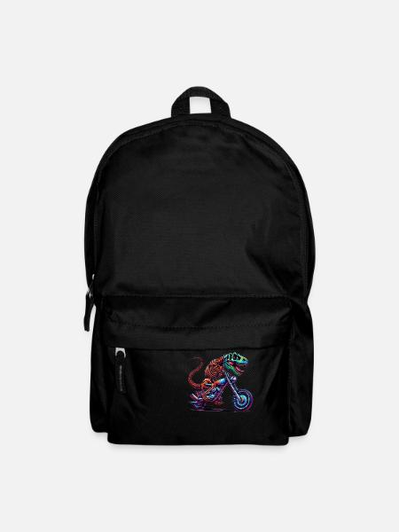 Motorrad Motocross biker bike - Rucksack - Schwarz