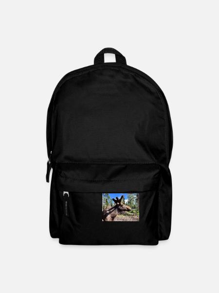 Elch - Rucksack - Schwarz