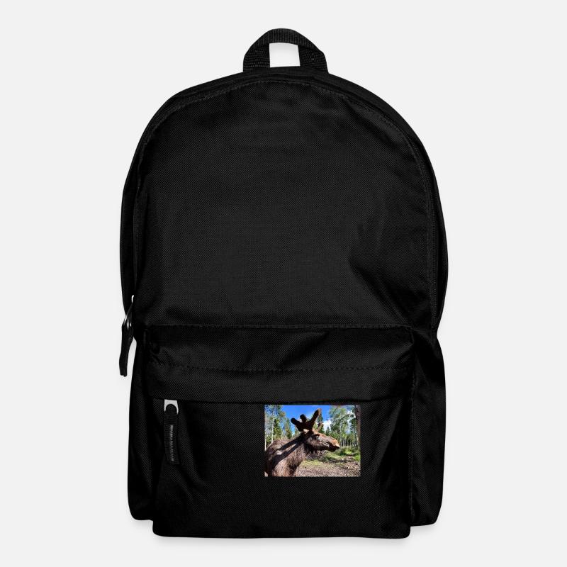 Elch - Rucksack - Schwarz