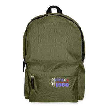 Leben mit Sinn seit 1956 - 69 Jahre - Rucksack - Olivgrün - Vorne