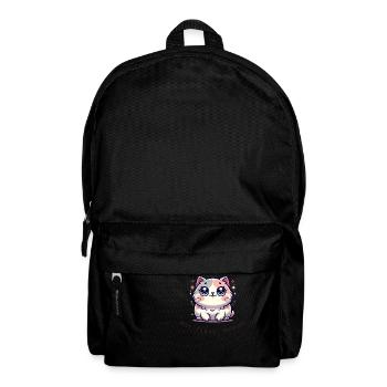 Pas aujourd’hui, humain - Chemise de chat drôle - Sac à dos - noir - Devant