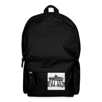 Brandenburger Tor - Rucksack - Schwarz - Vorne