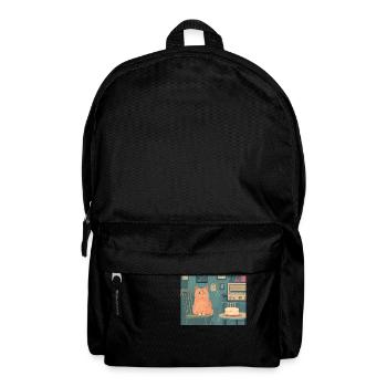 Happy Birthday cat - Rucksack - Schwarz - Vorne