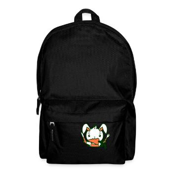 Bunny Carrot Carrot Mouth Food Hunger Fork Knife - Backpack - black - Front