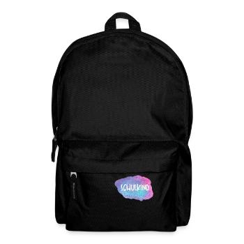 Schulkind Watercolor - Rucksack - Schwarz - Vorne