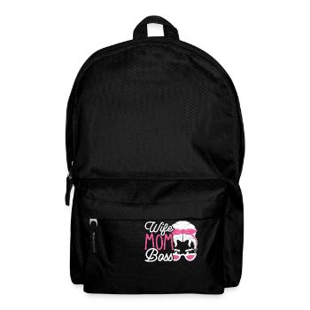 Mother's Day Best Mom Wife Gift Favorite Mom - Backpack - black - Front