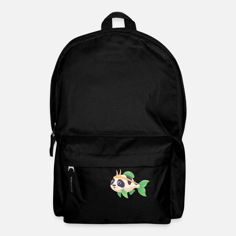 PandaPanzerwels – Süßes Hybrid-Design - Rucksack - Schwarz