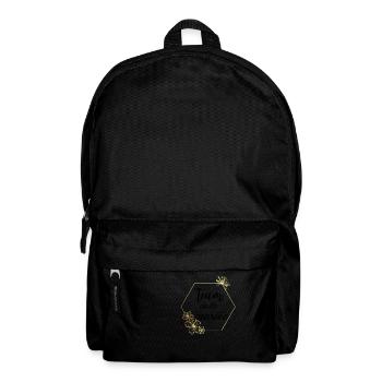 Team de la Mariée doré floral - Sac à dos - noir - Devant