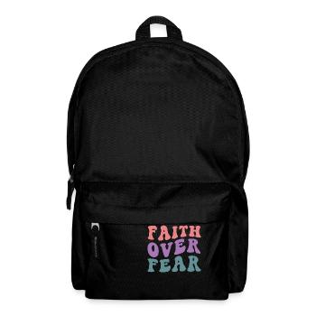 Faith Over Fear - Backpack - black - Front