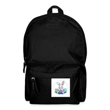 Ei, Ei, Osterzeit! - Rucksack - Schwarz - Vorne