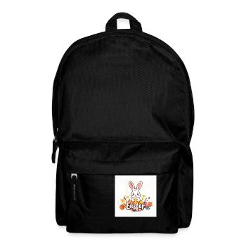 Zauberhafter Osterhase - Rucksack - Schwarz - Vorne