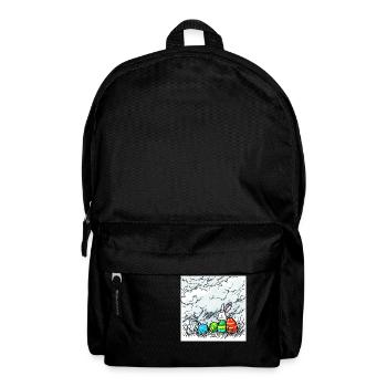 Eierwunder & Hasenglück - Rucksack - Schwarz - Vorne