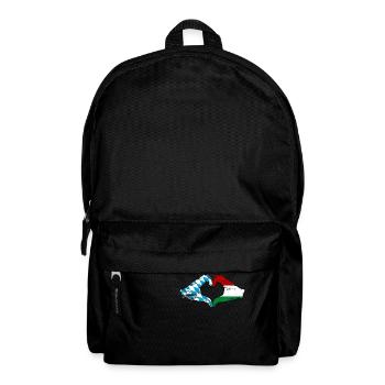 Bavière, Hongrie, Drapeau, Aiguilles, Forme de coeur Utilisé - Sac à dos - noir - Devant