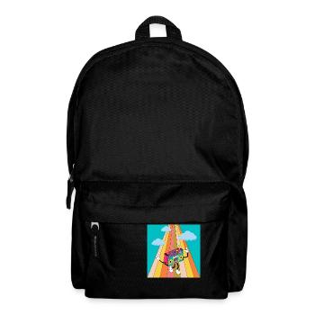 Radiomann - Rucksack - Schwarz - Vorne