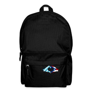 Bavière, Costa Rica, drapeau, mains, forme de coeur - Sac à dos - noir - Devant