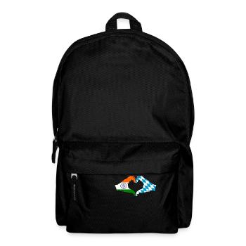 India Bavaria Flag Hands Heart Shape - Backpack - black - Front