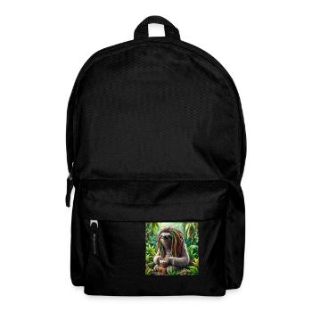 Rastaman Wanderer Sloth - Backpack - black - Front