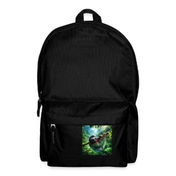 Sloth Wanderer Pura Vida - Backpack - black - Front