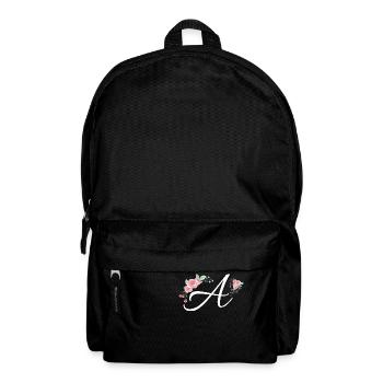 Brief an Blumen - Rucksack - Schwarz - Vorne