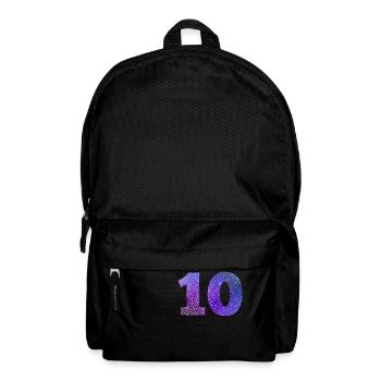 Number 10 galaxy - Backpack - black - Front