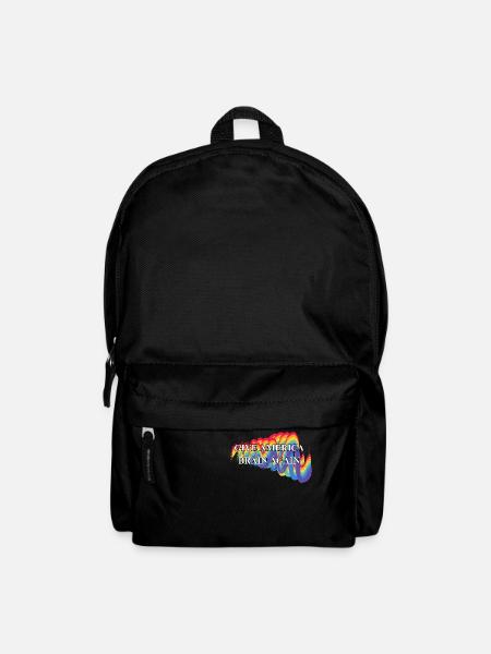 Give America Brain Again Rainbow LGBTQ - Rucksack - Schwarz