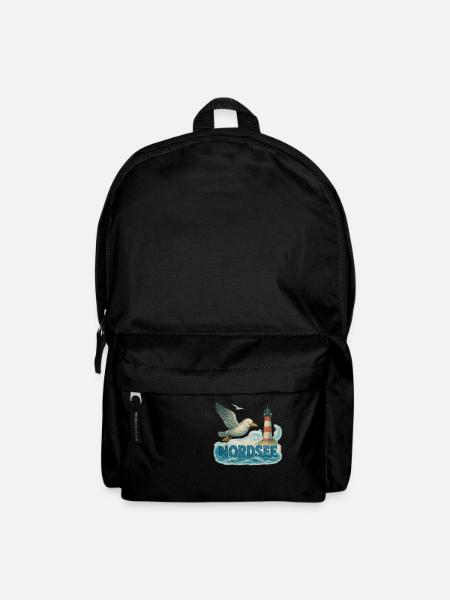 Nordsee - Rucksack - Schwarz