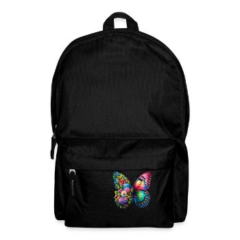 Colorful Butterfly Nature Inspired Summer Vibes - Backpack - black - Front