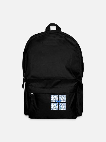 Mama Flowers - Mama Geschenkidee - Rucksack - Schwarz