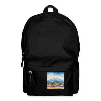 Spring view of Fuji - Backpack - black - Front
