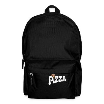 Pizza - Design pour les amateurs de restauration rapide - Sac à dos - noir - Devant