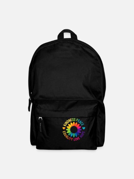 Güte Frieden Gleichheit Liebe Hoffnung - Rucksack - Schwarz