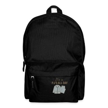 PJ’S All Day – Faulenzen im Pyjama - Rucksack - Schwarz - Vorne