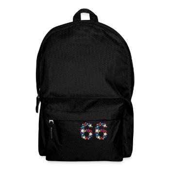 Fleurs 66 - Sac à dos - noir - Devant