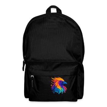 Neon-Adler - Rucksack - Schwarz - Vorne