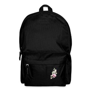 Dein Buchstabe D auf Personalisierte Kleidung - Rucksack - Schwarz - Vorne