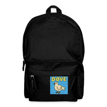 Dove - Frieden raus - Rucksack - Schwarz - Vorne