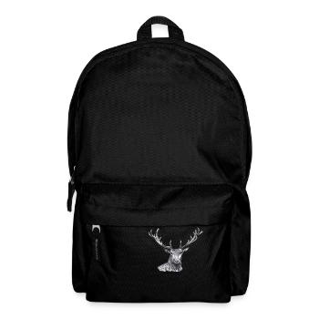 Hirsch - Rucksack - Schwarz - Vorne