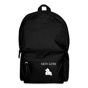 Geschenkidee für Katzenliebhaber - Rucksack - Schwarz - Vorne