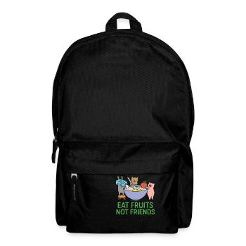 Vegan Food - Backpack - black - Front