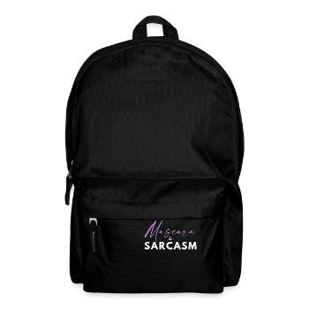 Mascara et sarcasme – Hot Girl Energy Funny Quote -W - Sac à dos - noir - Devant