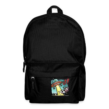 UFO cow - Backpack - black - Front